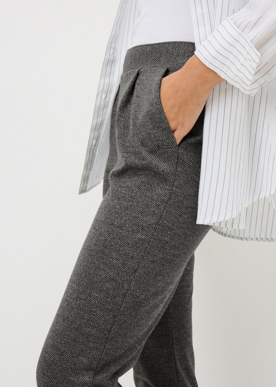 Grey Ponte Trousers