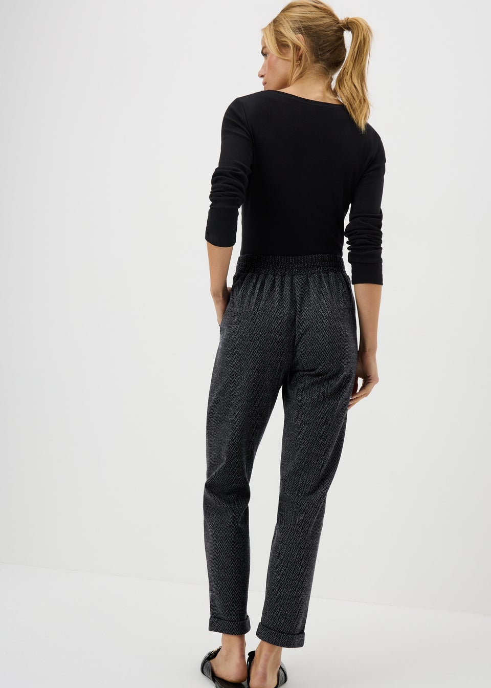 Navy Ponte Trousers