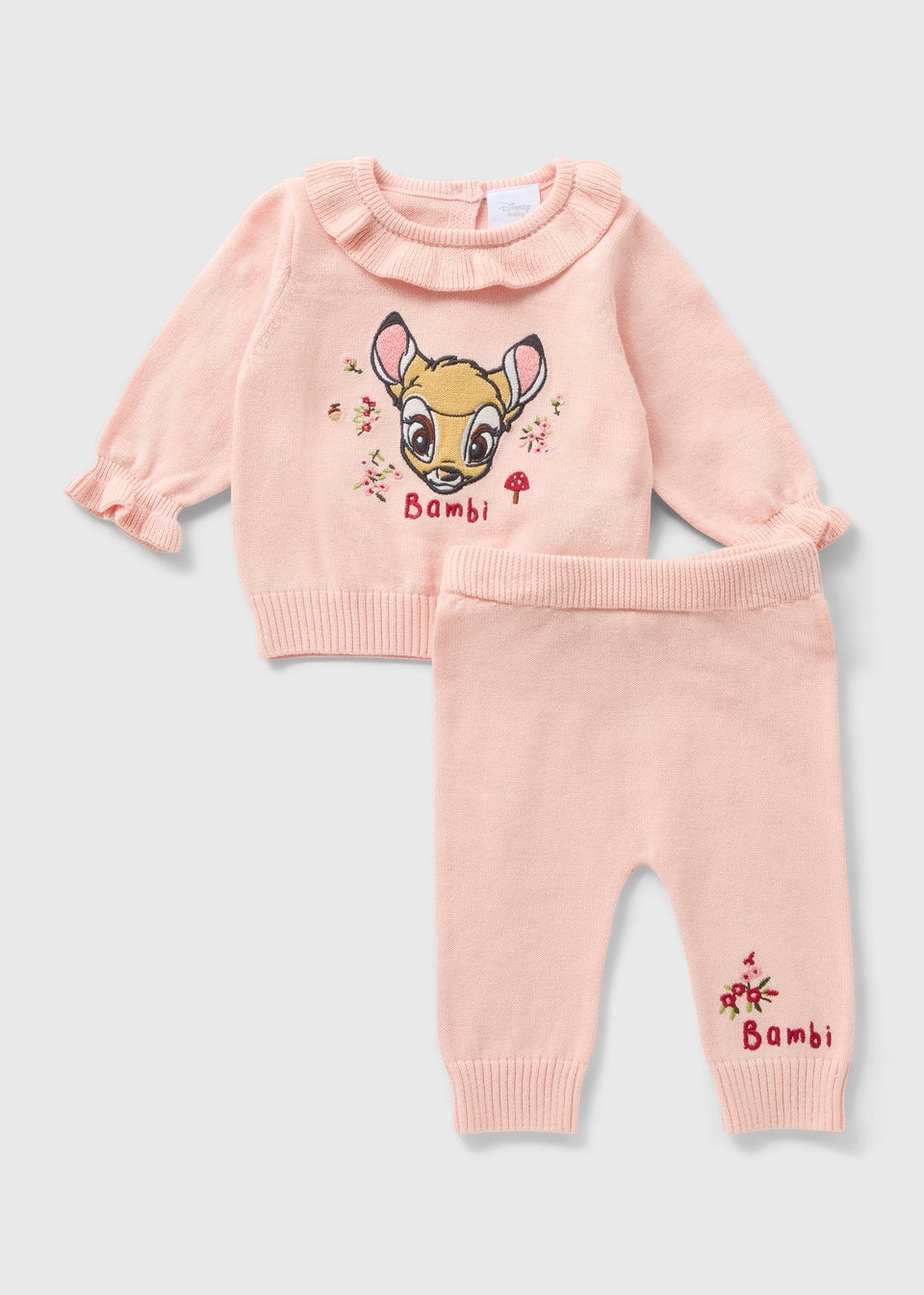 Disney Baby Pink Bambi Knit Jumper & Legging Set (Newborn-18mths)