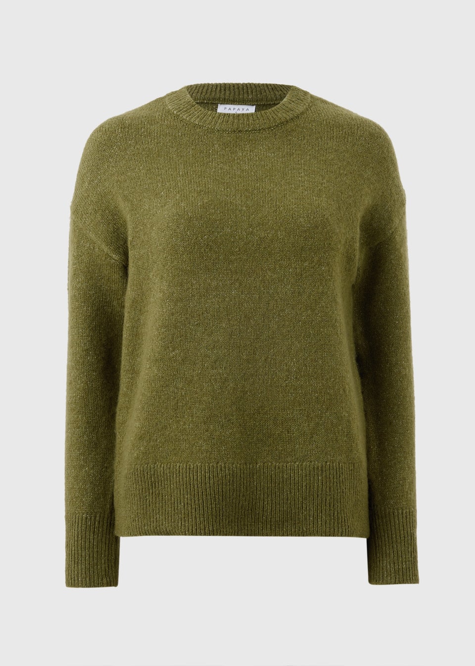 Green Fluffy Oversized Jumper