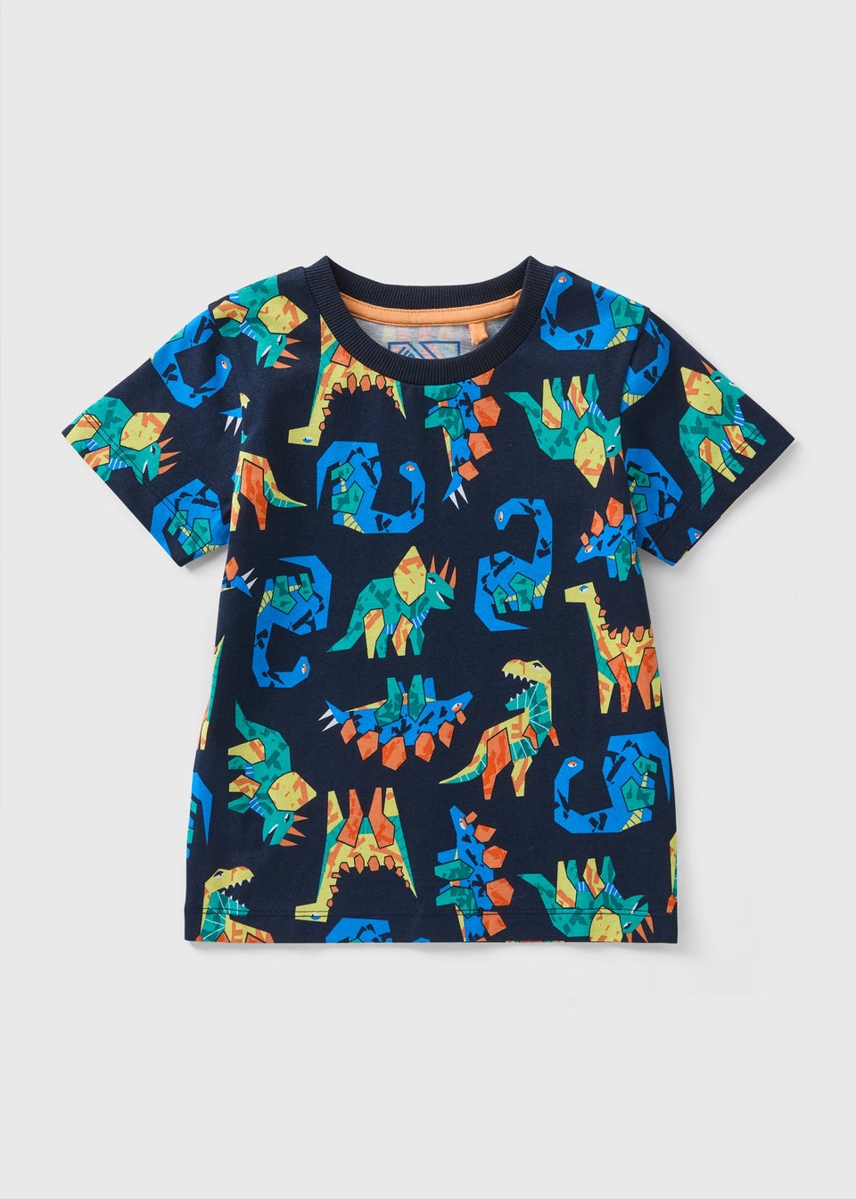 Boys Navy Dino T-Shirt (1-7yrs)