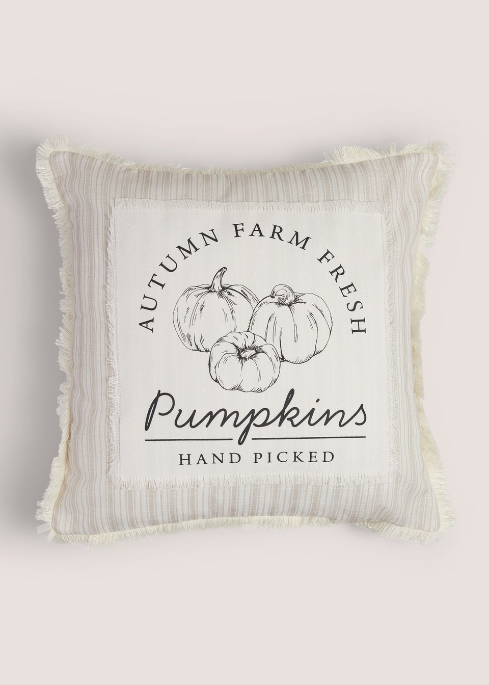 Natural Pumpkin Harvest Cushion