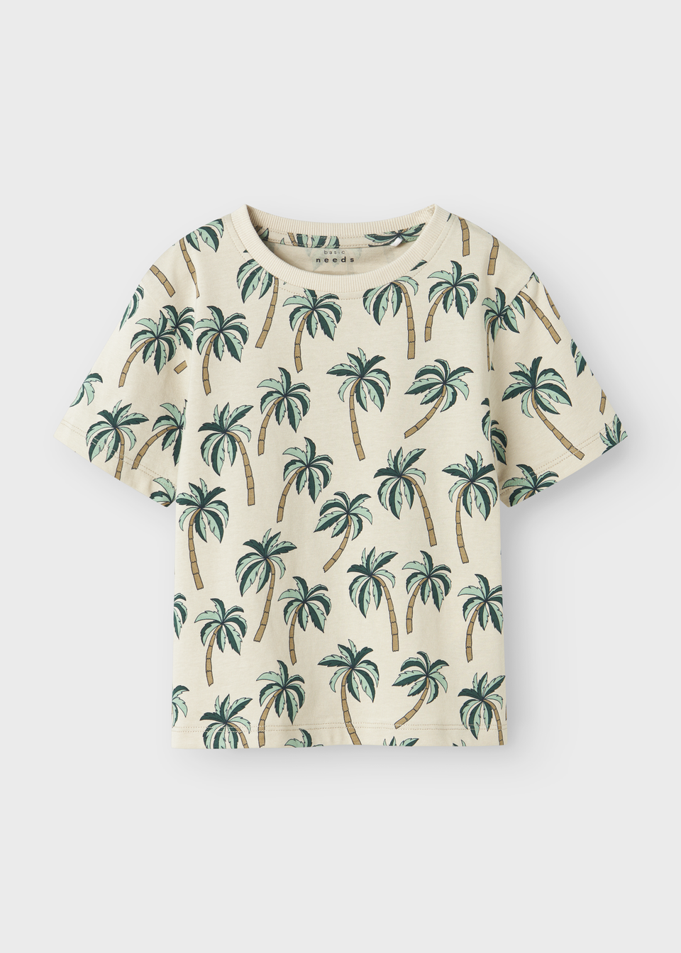Name It Kids Beige Palm Tree T-Shirt (1.5-6yrs)
