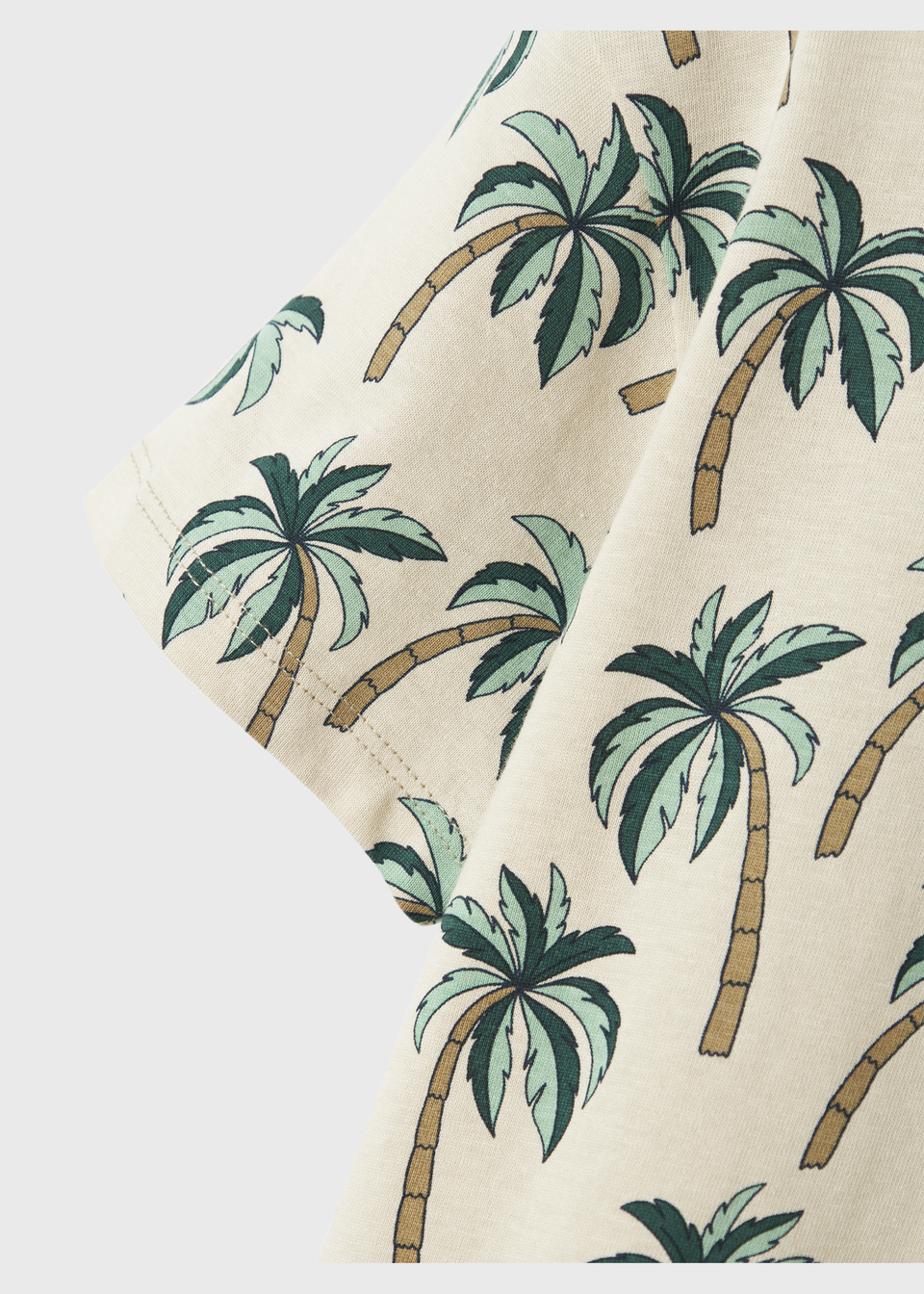 Name It Kids Beige Palm Tree T-Shirt (1.5-6yrs)