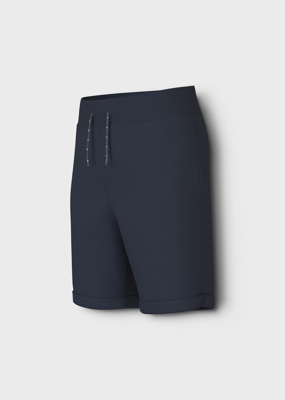Boys Navy Jersey Jogger Shorts (7-15yrs)