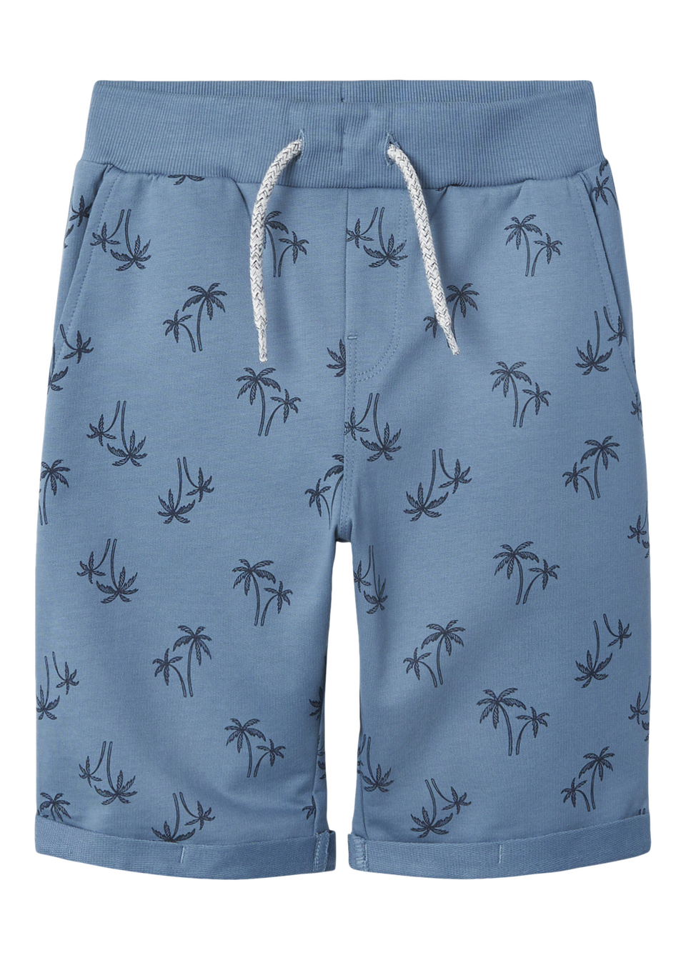 Name It Boys Blue Palm Tree Sweat Shorts (7-12yrs)
