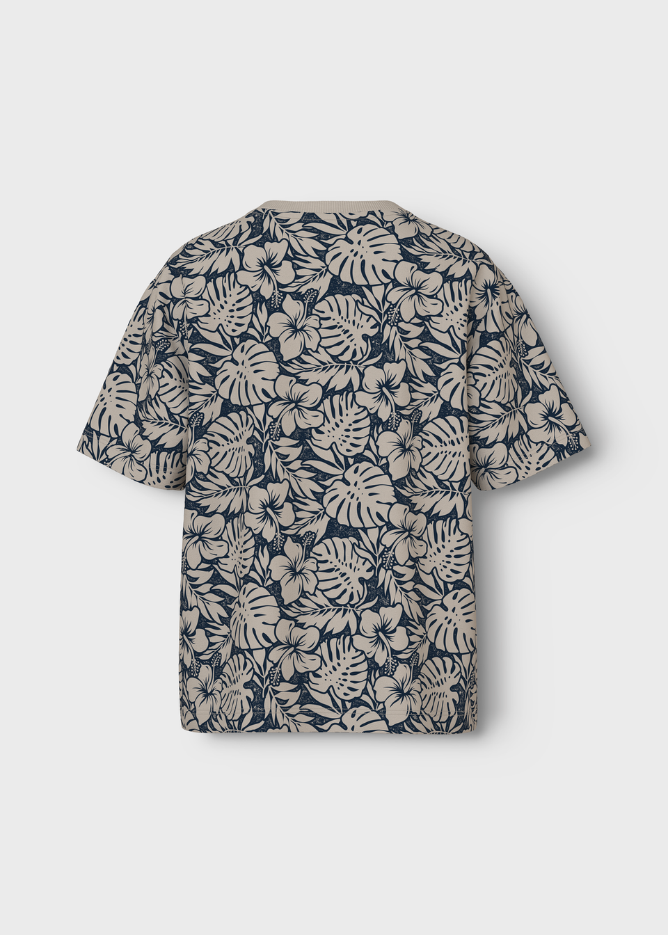 Name It Boys Navy Tropical Leaf T-Shirt (6-12yrs)