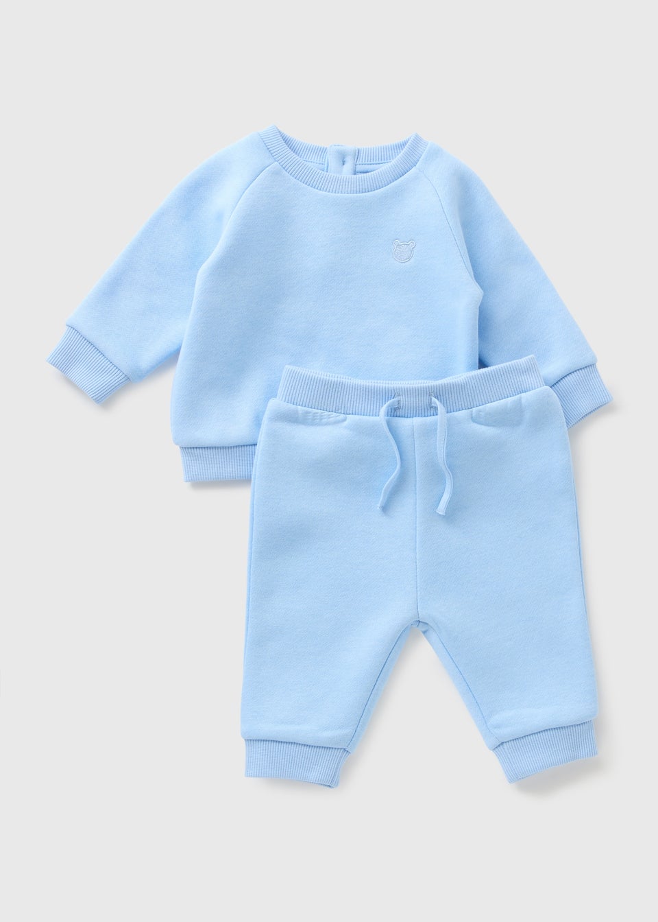 Baby Blue Sweatshirt & Jogging Bottom Set (Newborn-23mths)