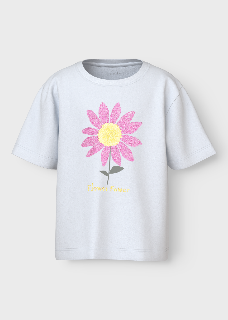 Name It Girls White Flower T-Shirt (1.5-8yrs)