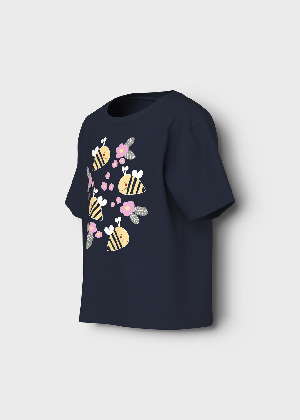 Name It Girls Navy Bee T-Shirt (1.5-8yrs)