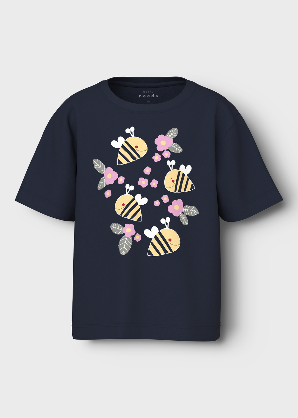 Name It Girls Navy Bee T-Shirt (1.5-8yrs)
