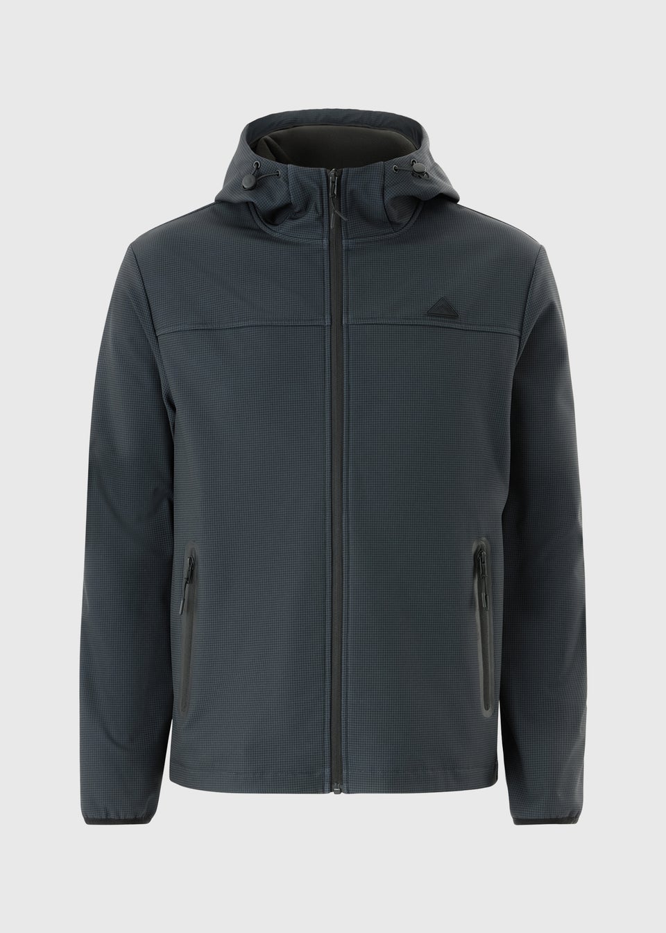 Black Shell Hooded Jacket