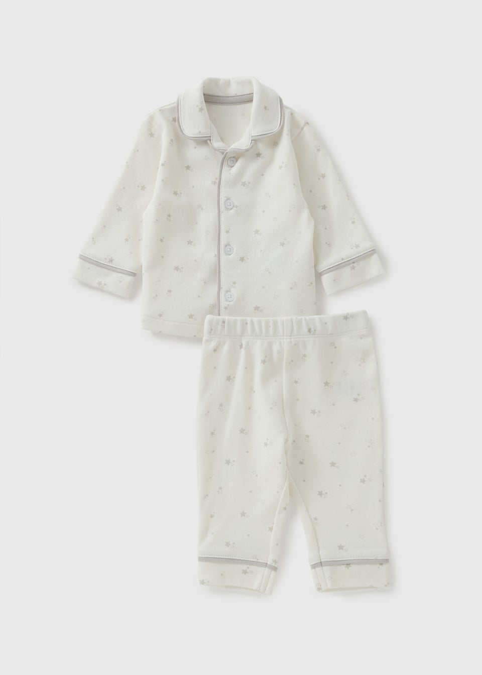 Baby Grey Star Pyjama Set (Newborn-23mths)