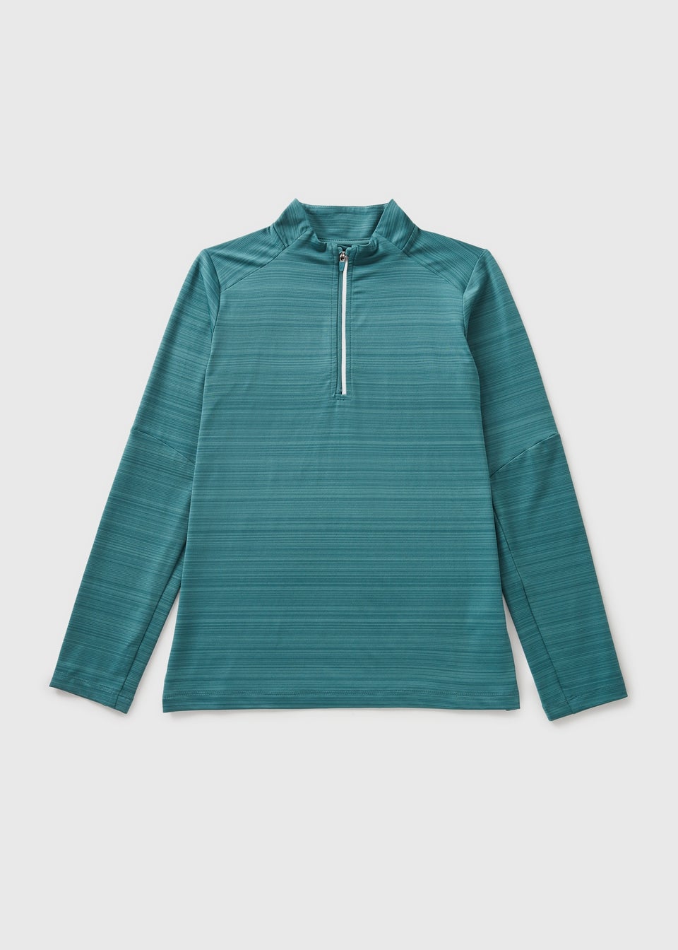 Boys Green Half Zip Sports Top (7-15yrs)