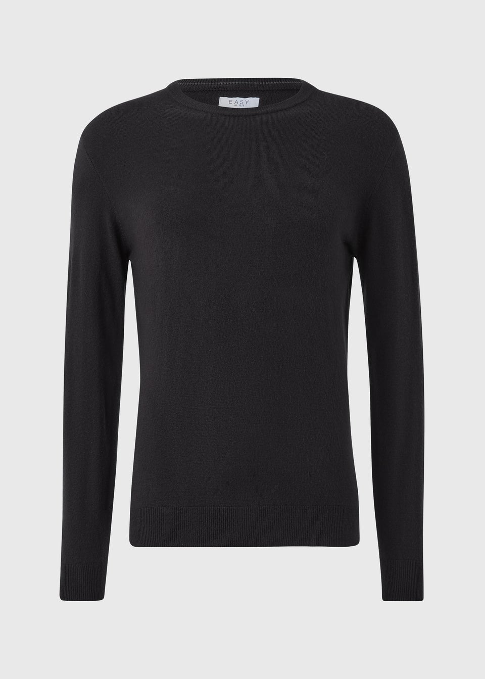 Black Soft Touch Crew Neck Jumper
