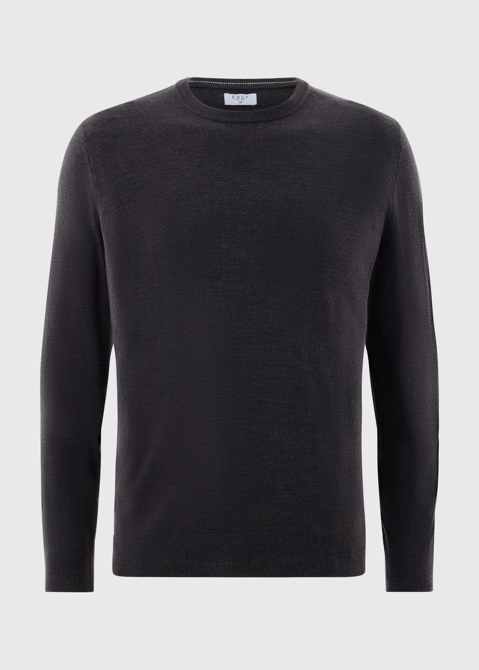 Charcoal Soft Touch Crew Neck Jumper