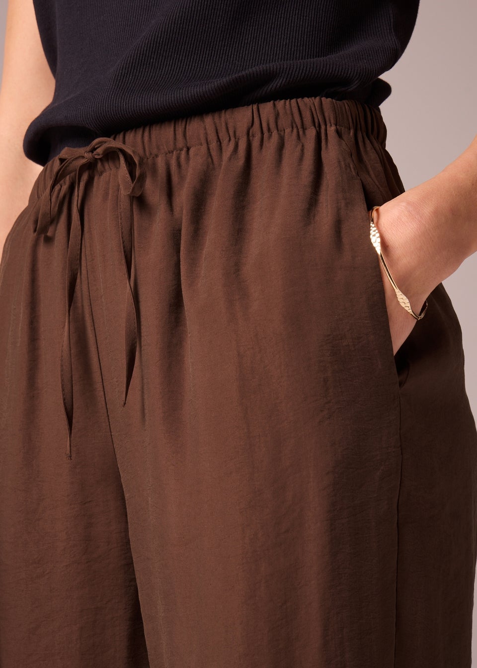 Et Vous Brown Wide Leg Trousers