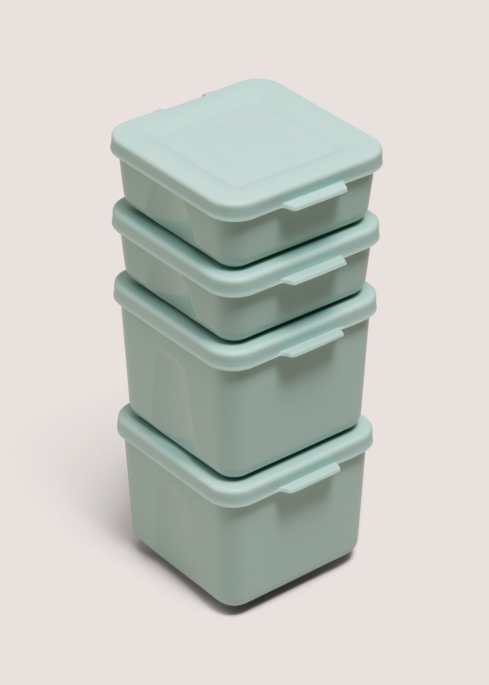 4 Pack Green Snack Pots