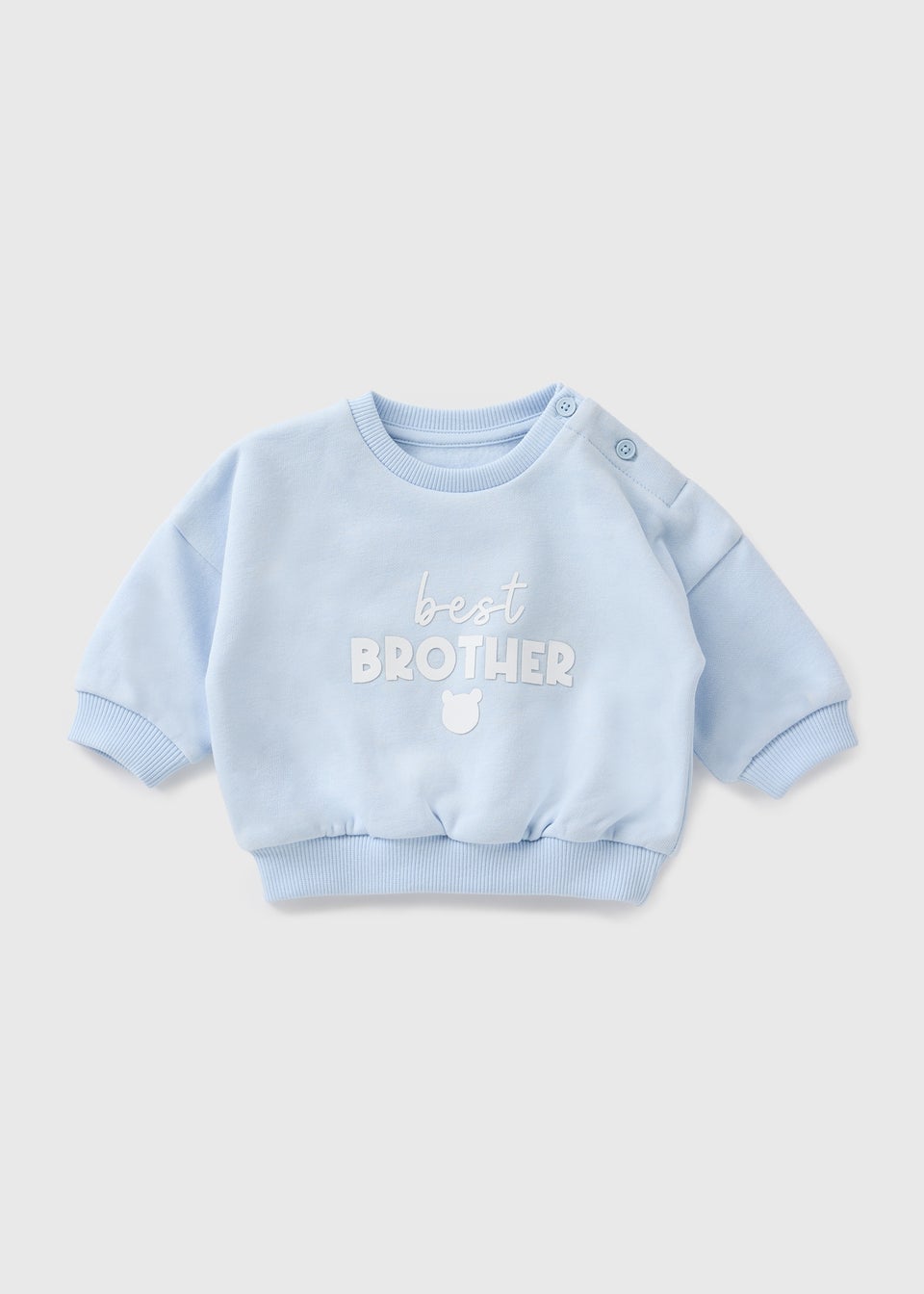 Baby Blue Best Borther Sweatshirt (Newborn-23mths)