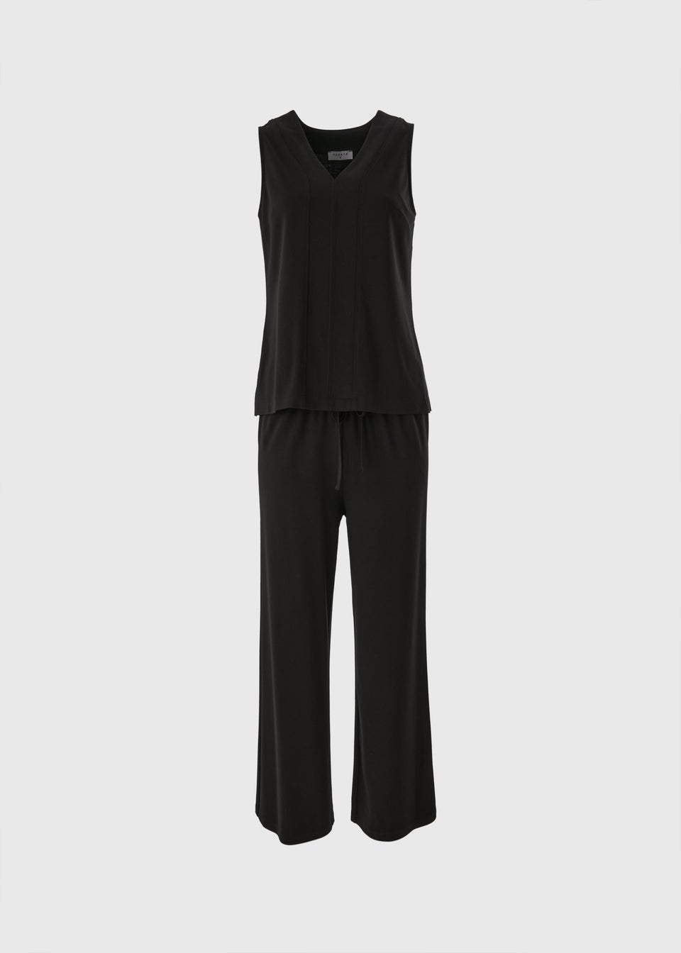 Black Ponte Co-Ord Vest