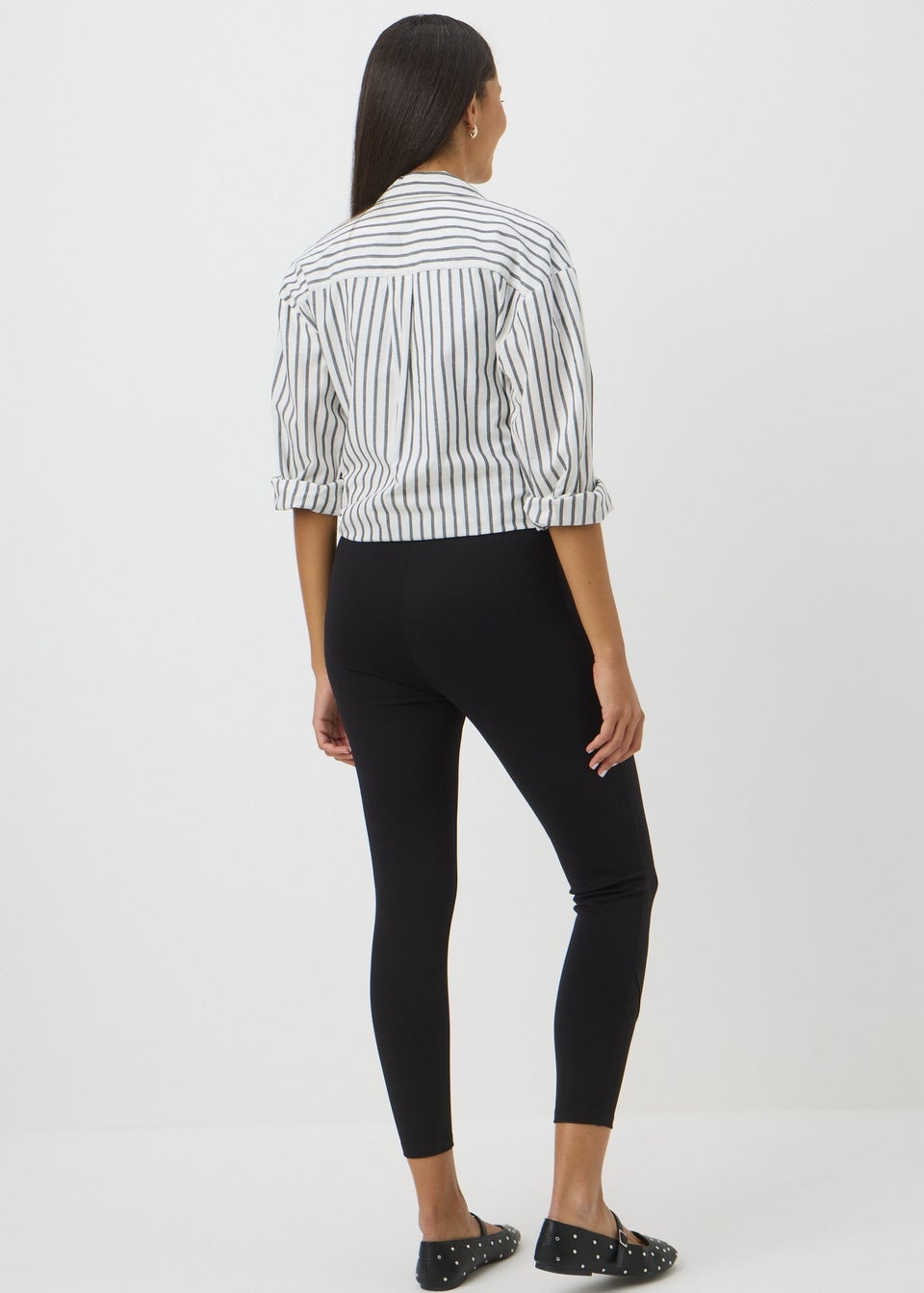 Black Ponte Leggings