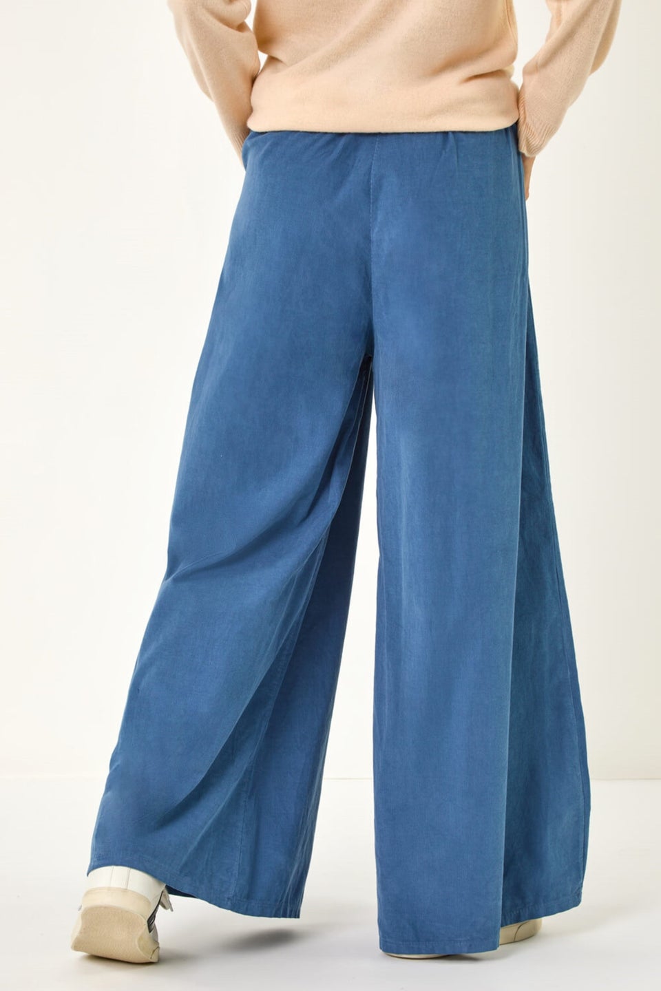 Roman Denim Baby Corduroy Wide Leg Trousers