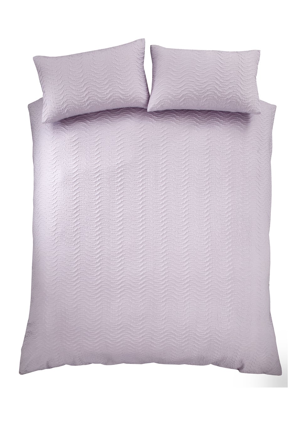 Catherine Lansfield Heatset Wave Duvet Cover Set