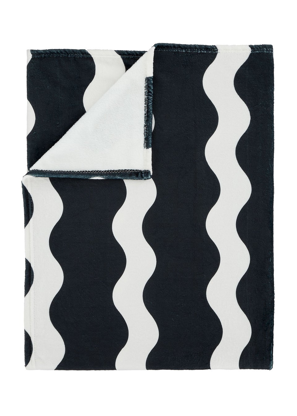 Sassy B Waves Reversible 200x240cm Oversized Blanket Throw