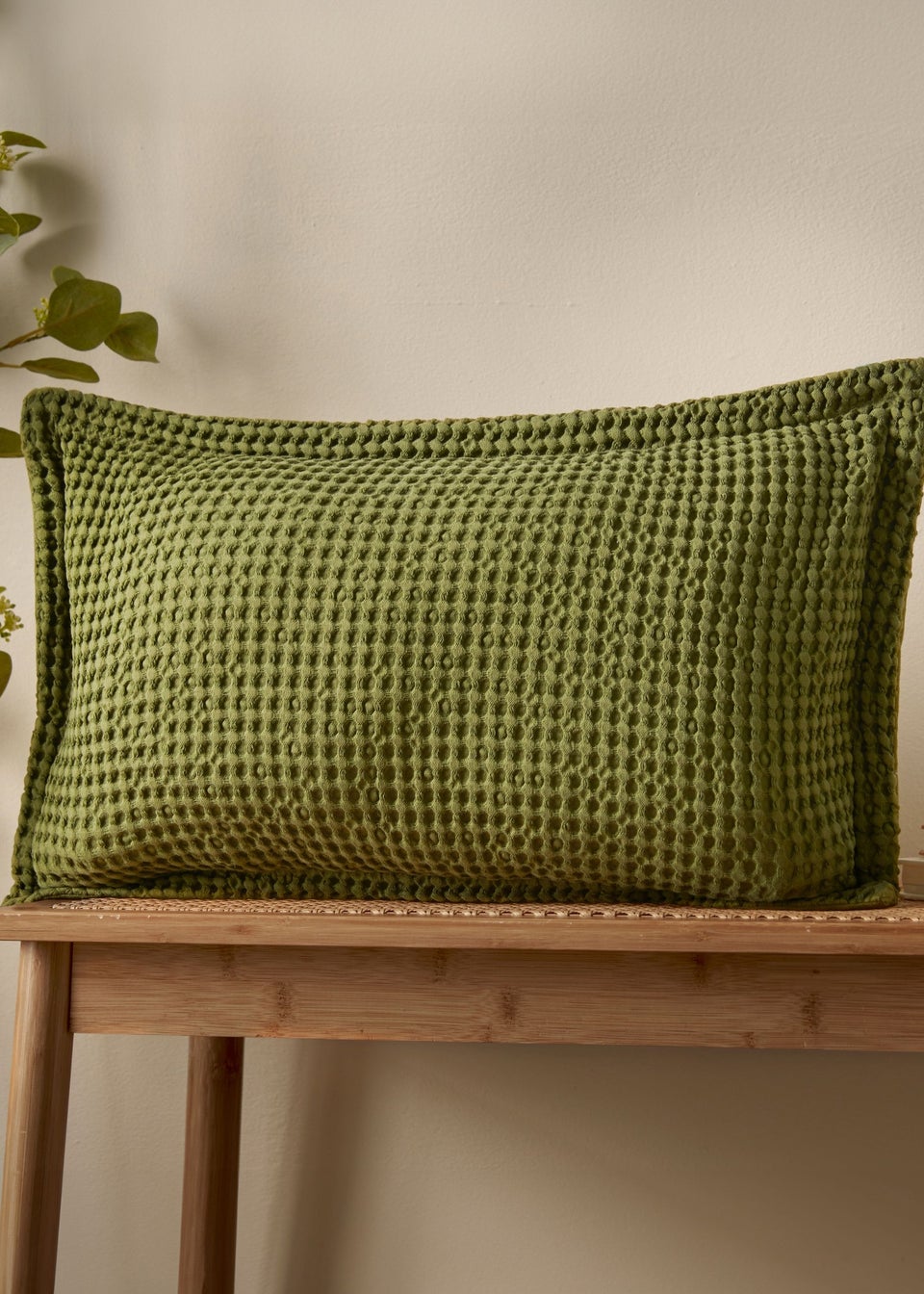 Pineapple Elephant Jaipur Chunky Waffle Cotton Cushion (30x50cm)