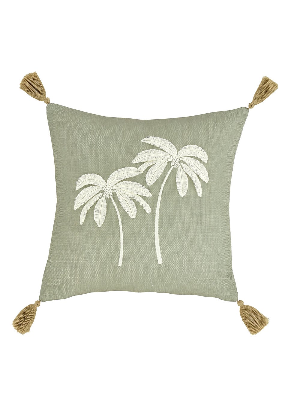 Catherine Lansfield Paradiso Tufted Palm Cushion (45x45cm)