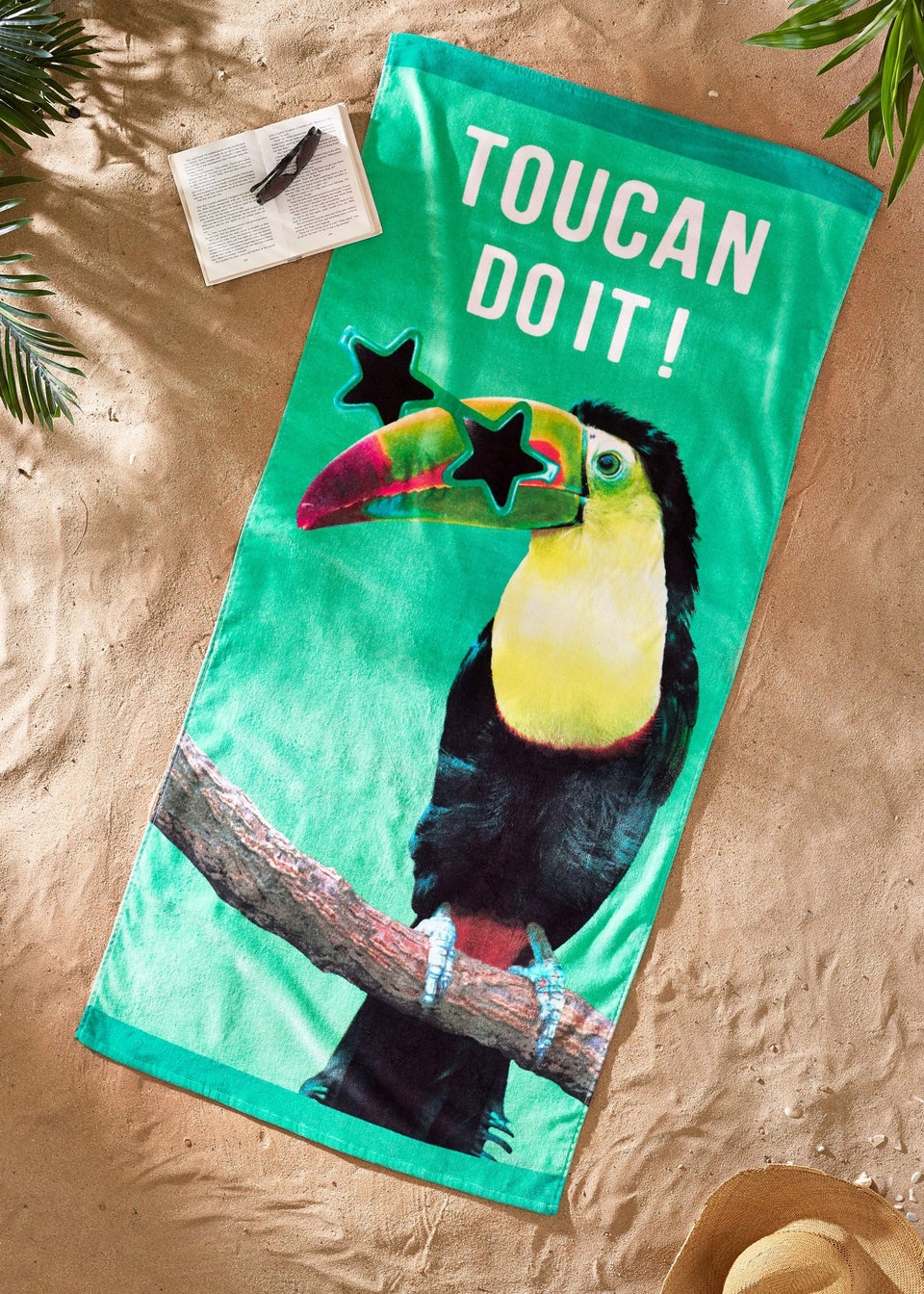 Catherine Lansfield Toucan Do It Cotton Beach Towel