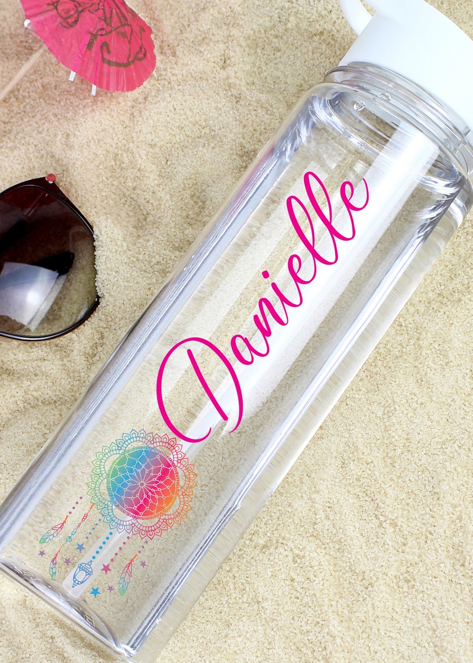 Personalised Memento Company Clear Dream Catcher Water Bottle