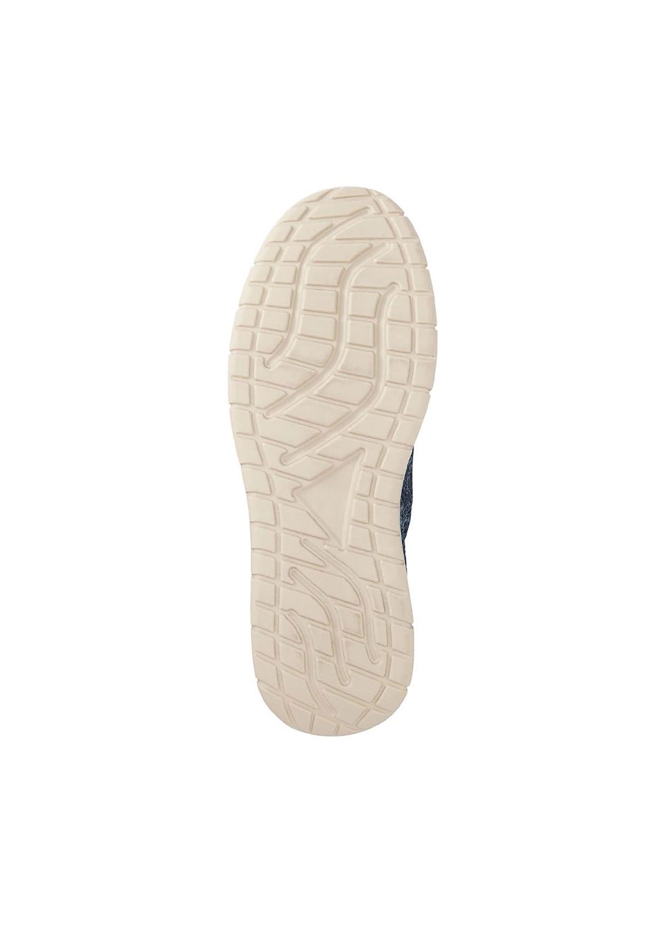 Cotton Traders Airforce Blue Memorylite Front Zip Trainers