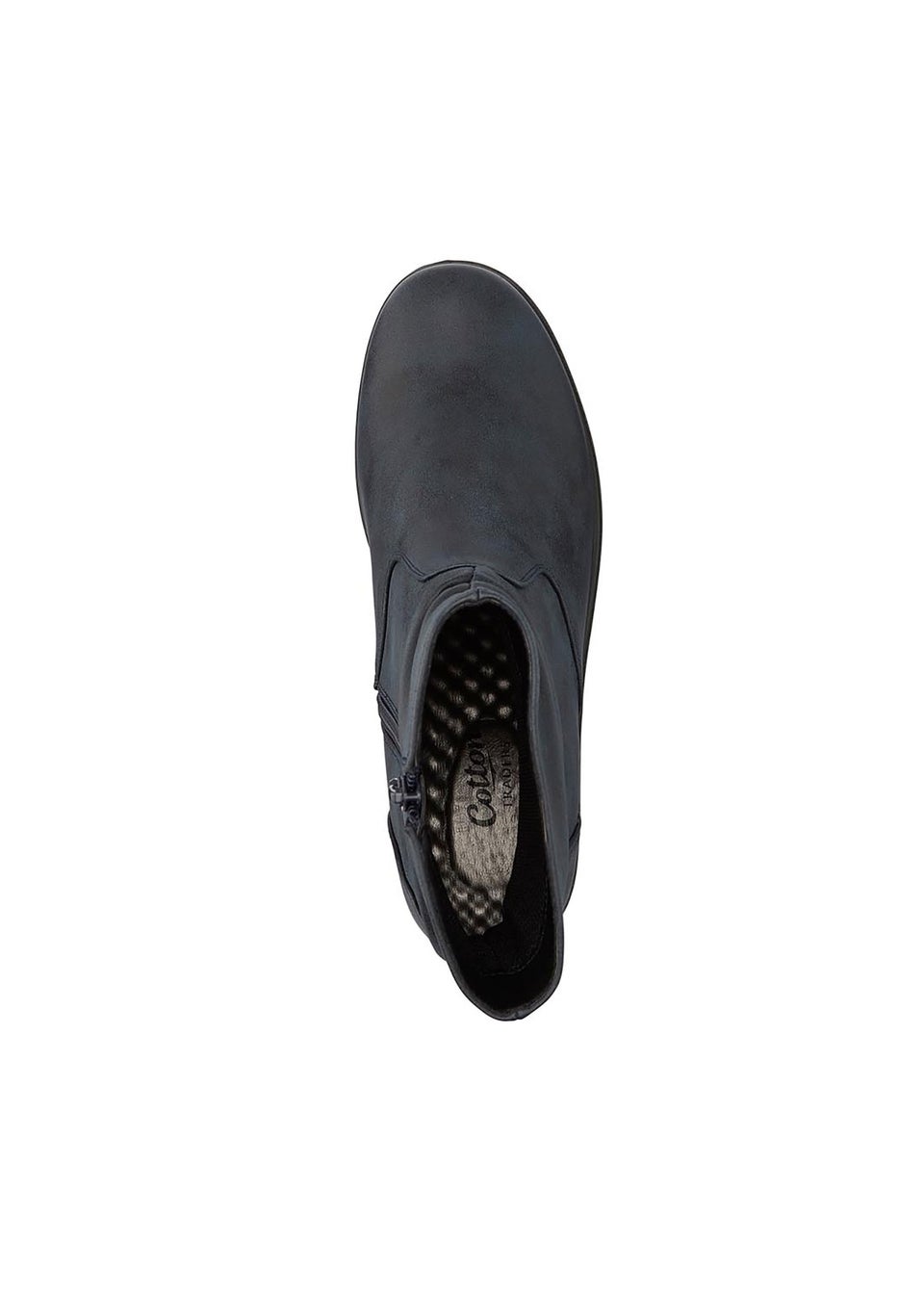 Cotton Traders Slate Dark Blue Core Comfort Flexisole Boots