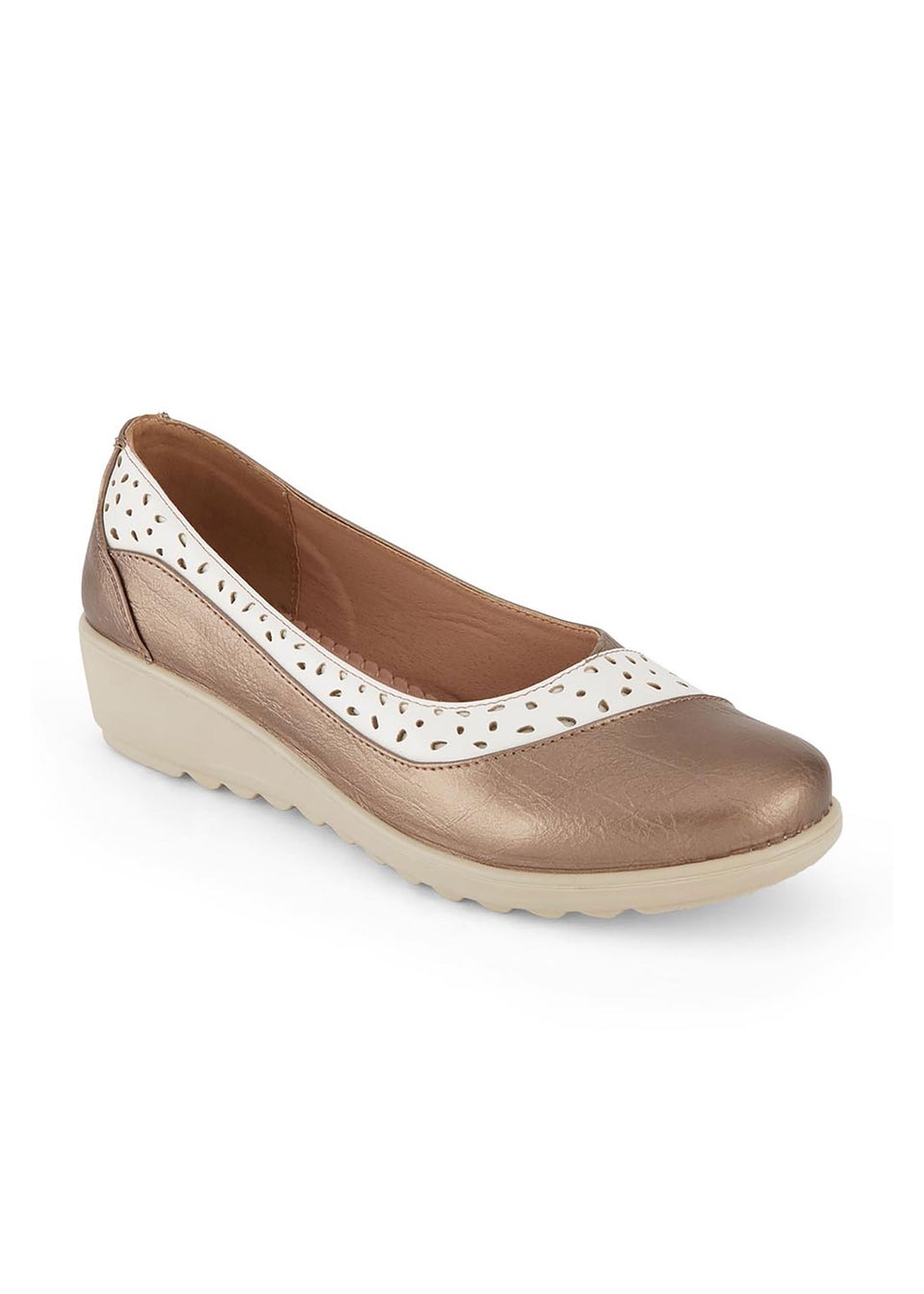 Cotton Traders Gunmetal Soft Step Slip On Shoes