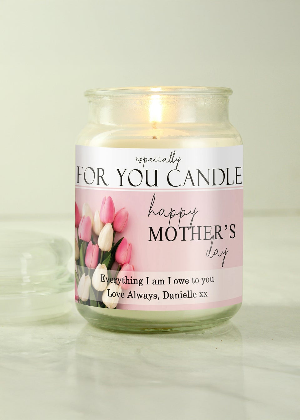 Personalised Memento Company Especially For You Mothers Day Scented Jar Candle