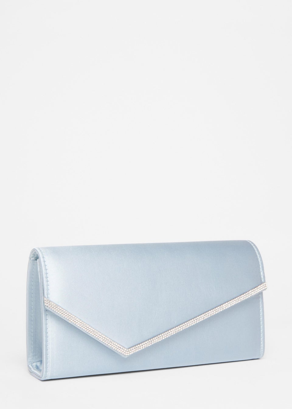 Quiz Blue Diamante Clutch