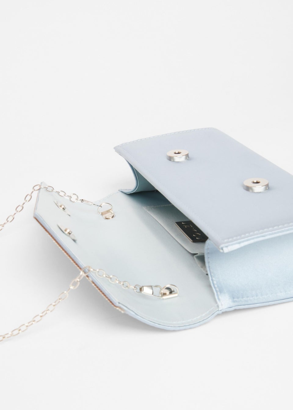 Quiz Blue Diamante Clutch