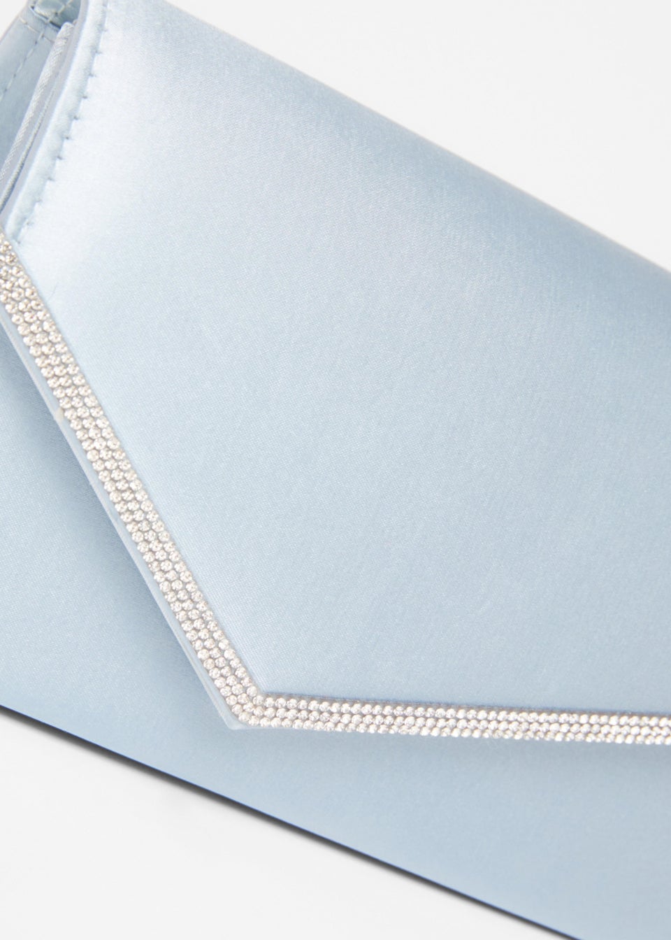 Quiz Blue Diamante Clutch