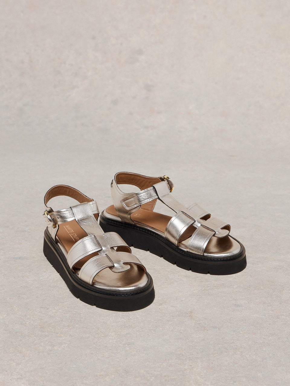 Ledersandalen Rose