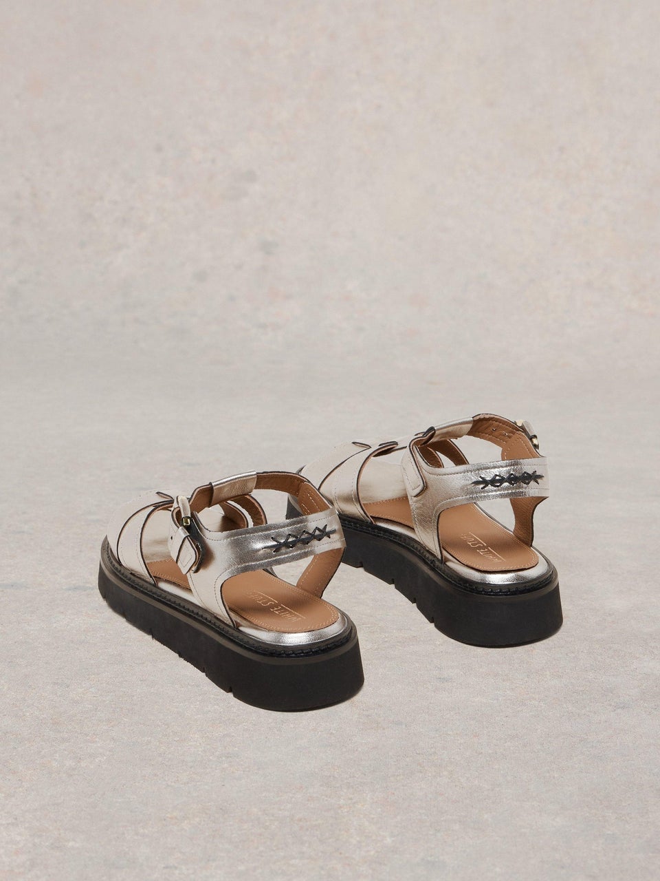 Ledersandalen Rose