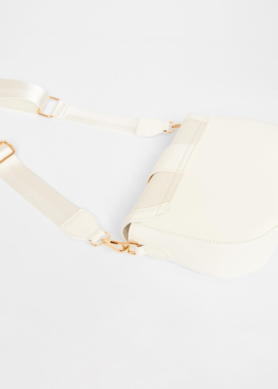 Quiz White Cross Body Bag