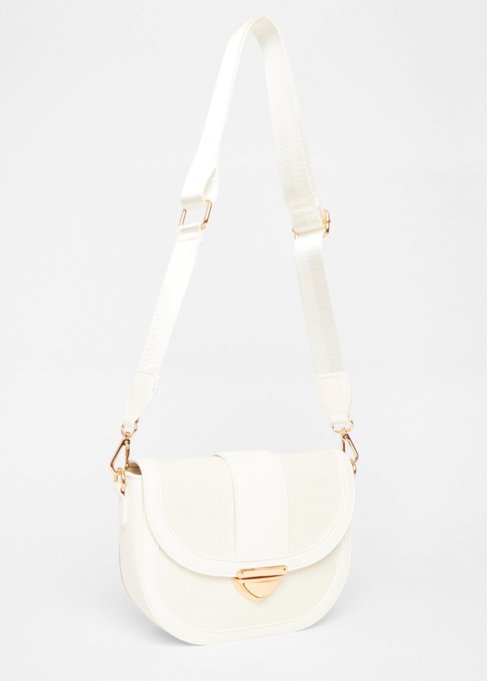 Quiz White Cross Body Bag
