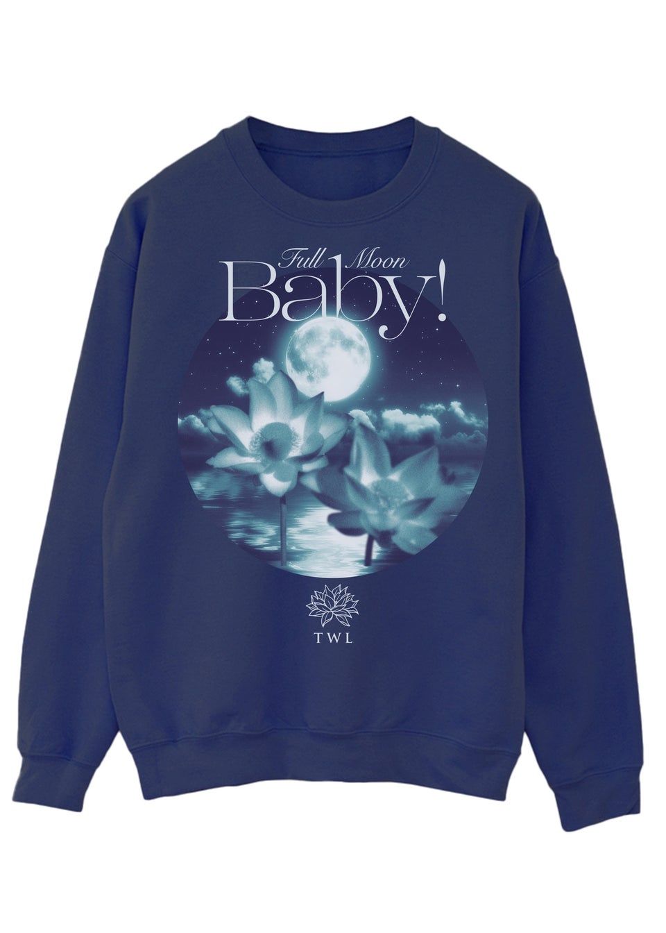 White Lotus Baby Women Navy Sweatshirt