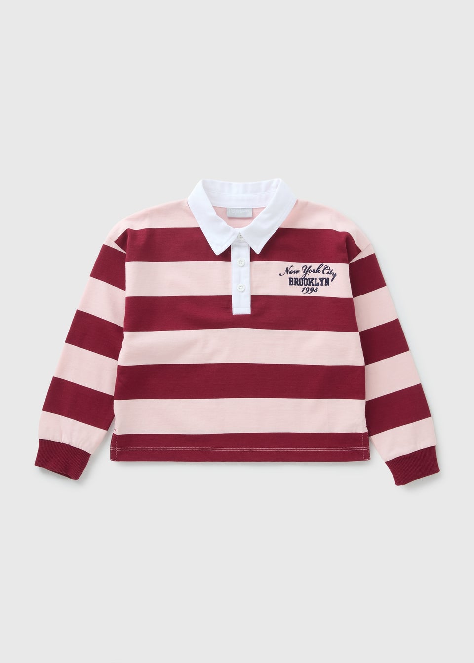 Girls Burgundy Polo (7-15yrs)