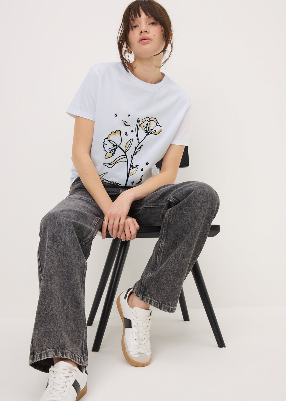 White Flower Amour T-Shirt