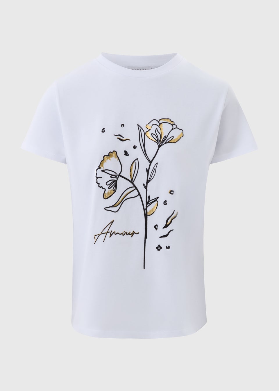 White Flower Amour T-Shirt