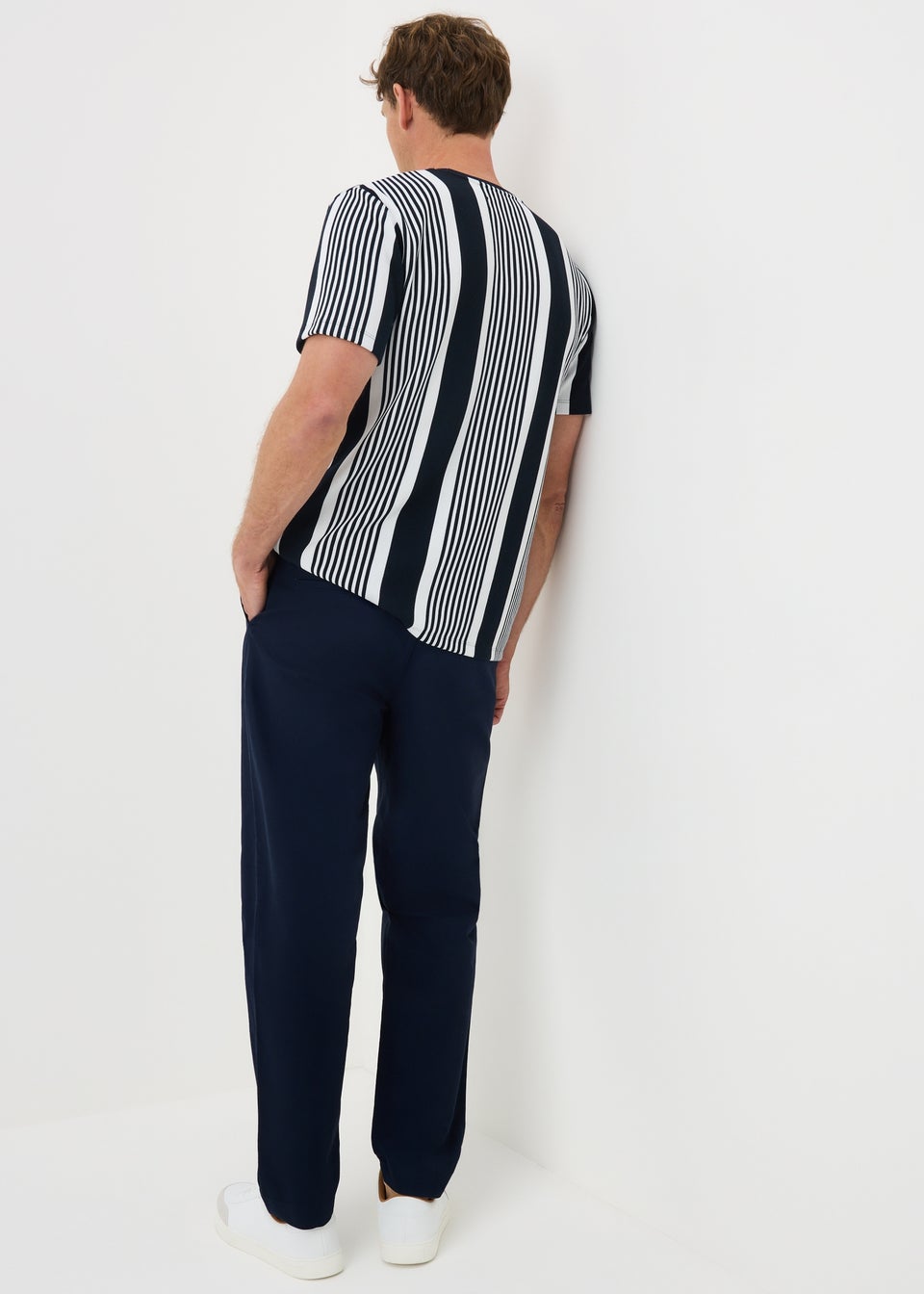 Navy Canvas Chinos