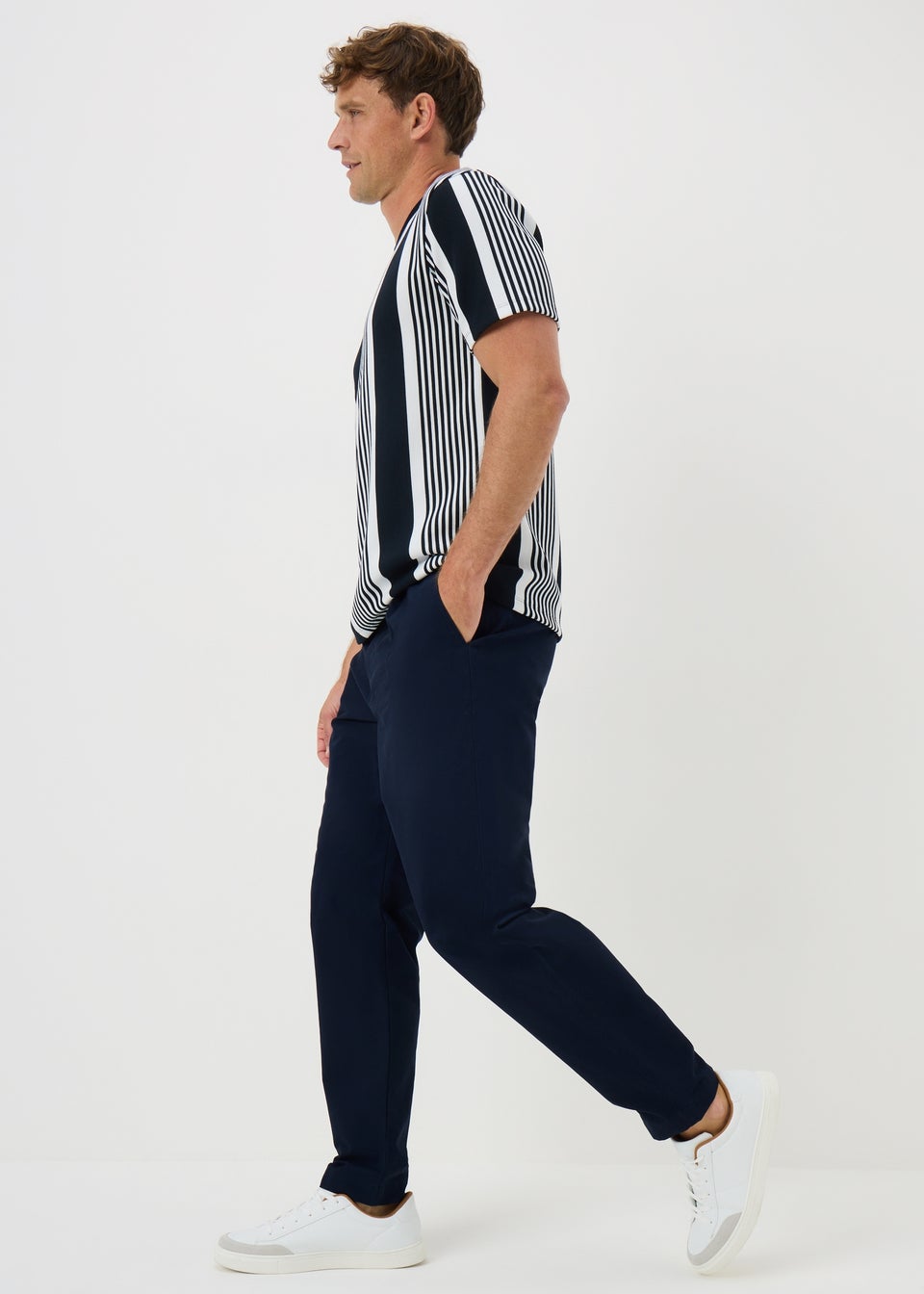 Navy Canvas Chinos