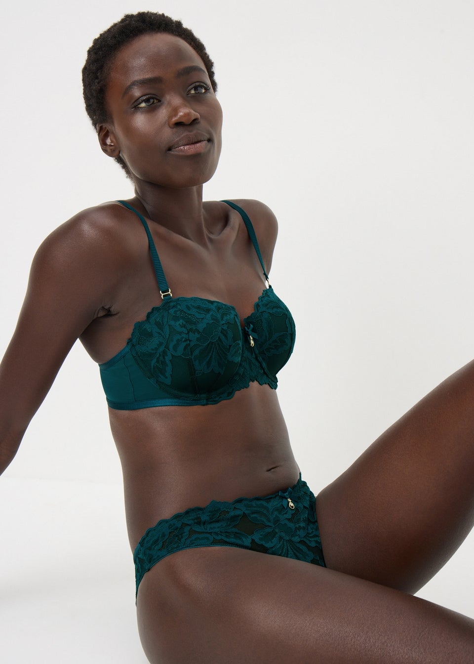 Teal Brazilian Knickers